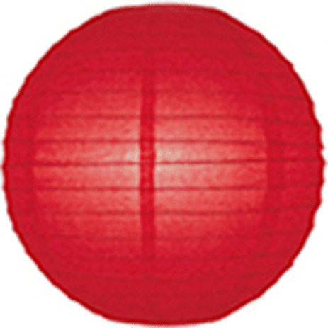 4inch Chinese Paper Hanging Lanterns 10cm Red - Pack of 1